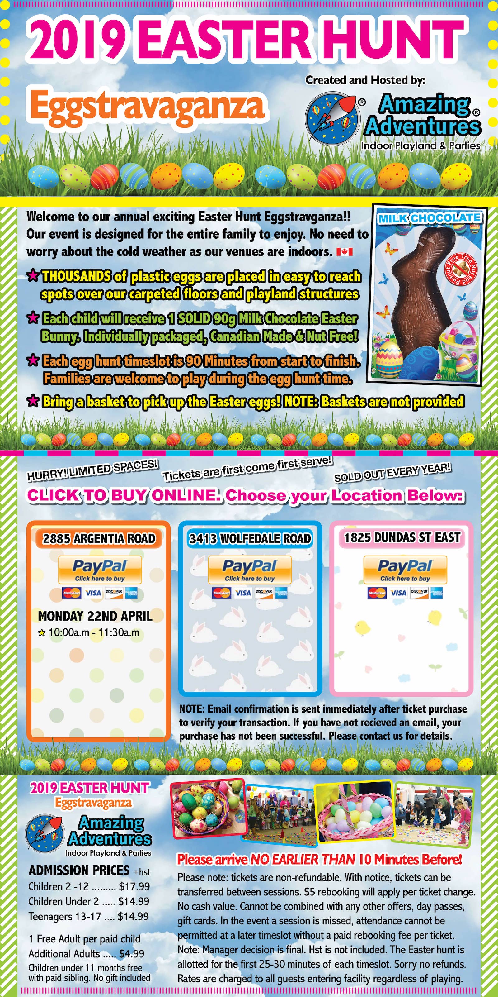 2019 Easter Egg Hunt Mississauga Brampton Oakville Toronto Milton 2019 Easter Egg Hunt Mississauga Brampton Oakville Toronto Milton
